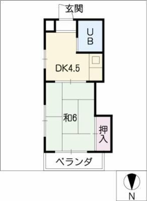グリーンハイツの間取り