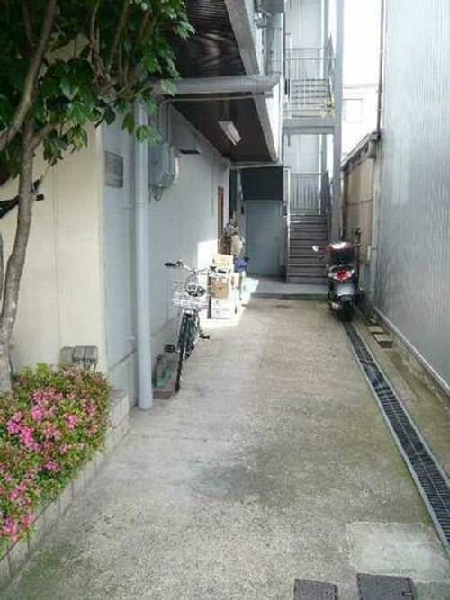 グリーンハイツの玄関
