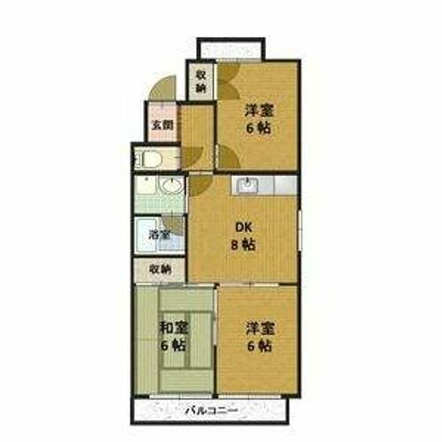 メゾン千咲A202の間取り