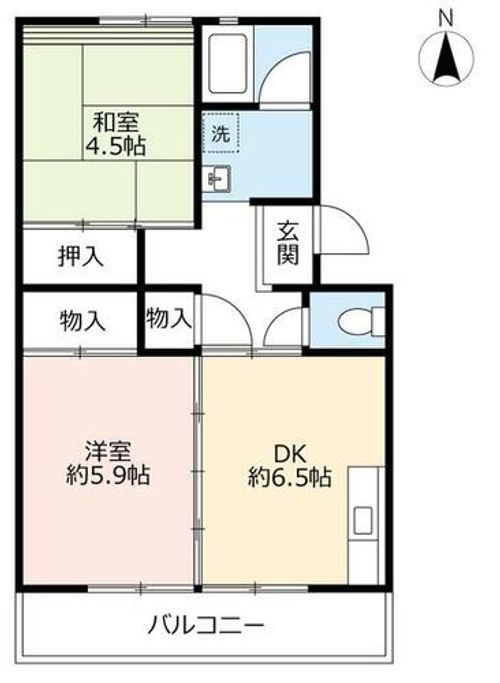 UR箕面粟生第三0170804の間取り