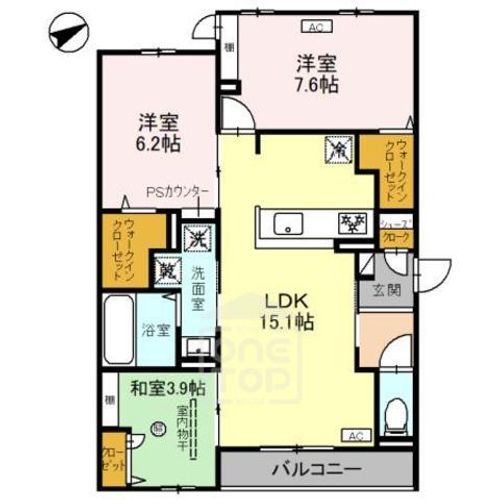 サンテリア水尾の間取り