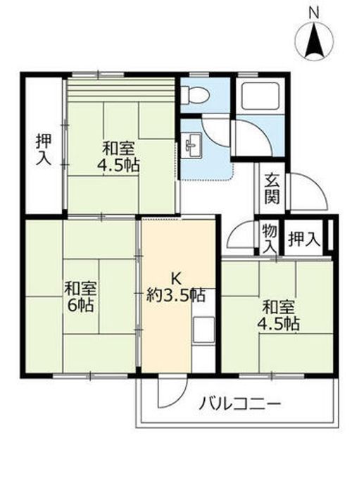 UR相生山0140504の間取り
