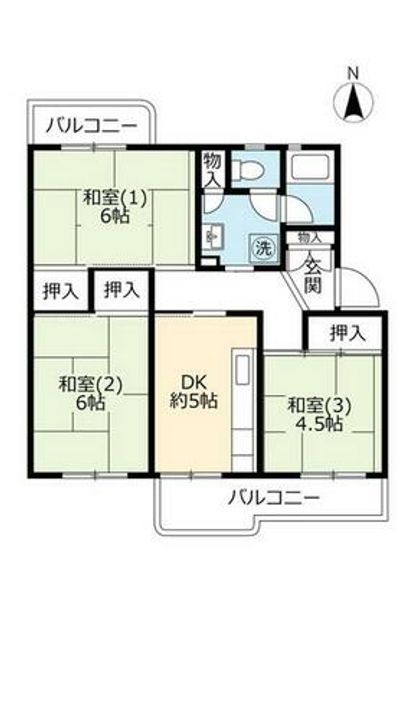 UR伏見納所0070502の間取り