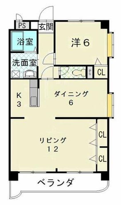 ホワイトヒルズ丸山403の間取り