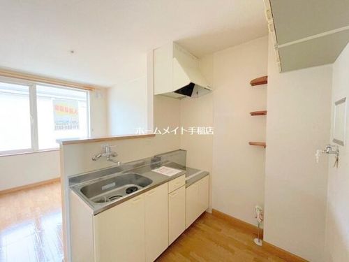北海道札幌市手稲区曙四条1丁目(アパート)の賃貸物件のキッチン