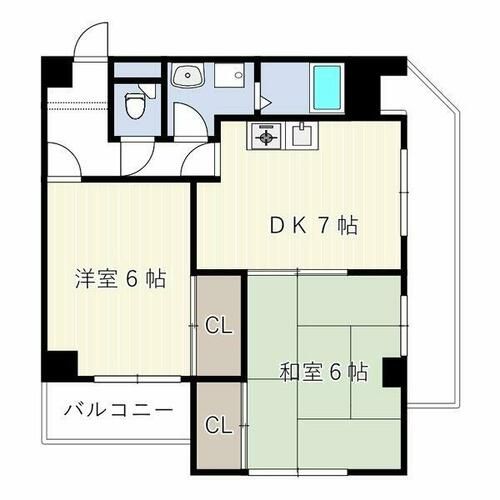第二末廣ビル201の間取り