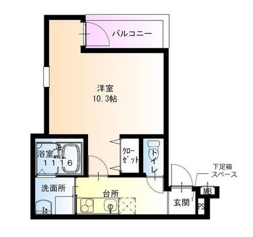 フジパレス長原駅西Ⅴ番館の間取り