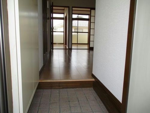 川井田ハイツ202の玄関