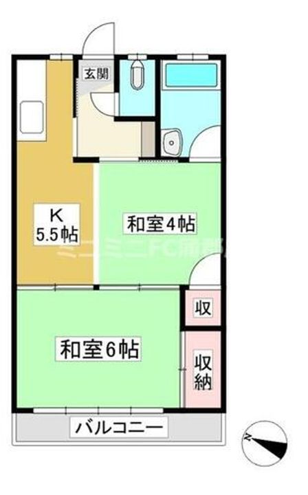 ハイツ一木303の間取り
