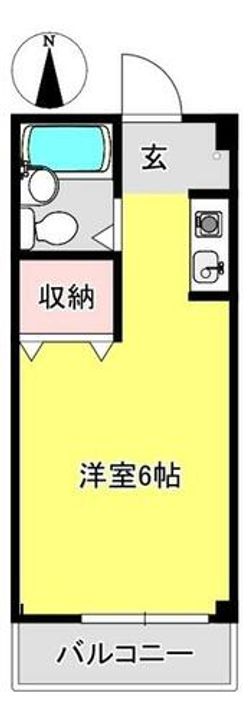 セブンハイツ2-Eの間取り