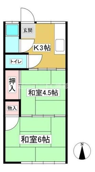 福寿荘12の間取り