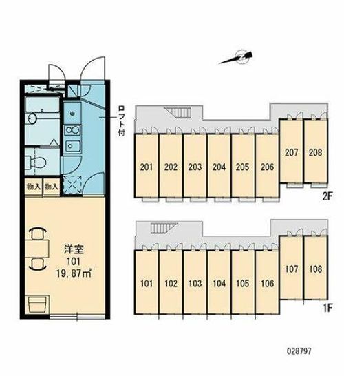 レオパレス外環富田林の地図