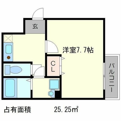 Rolls Link 修学院の間取り
