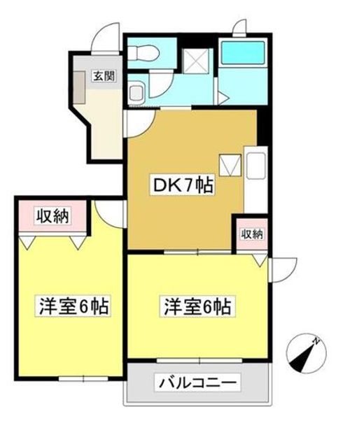 ラピシアBの間取り