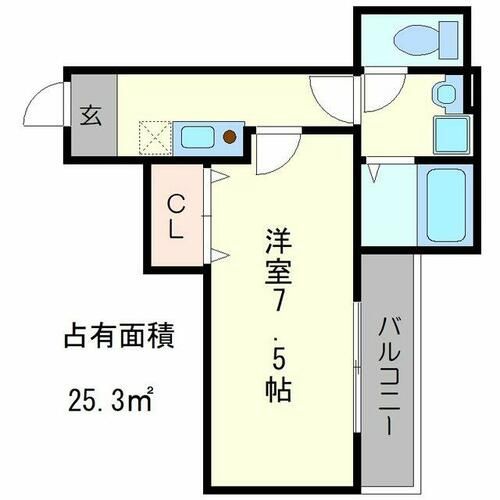 Rolls Link 修学院の間取り