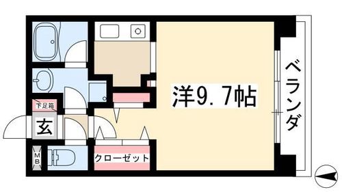 アブレスト原904の間取り