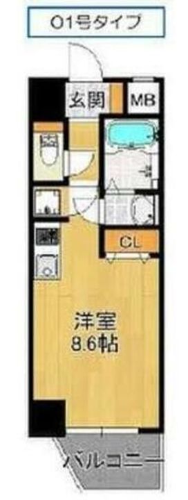 リフレス天王寺国分町の間取り