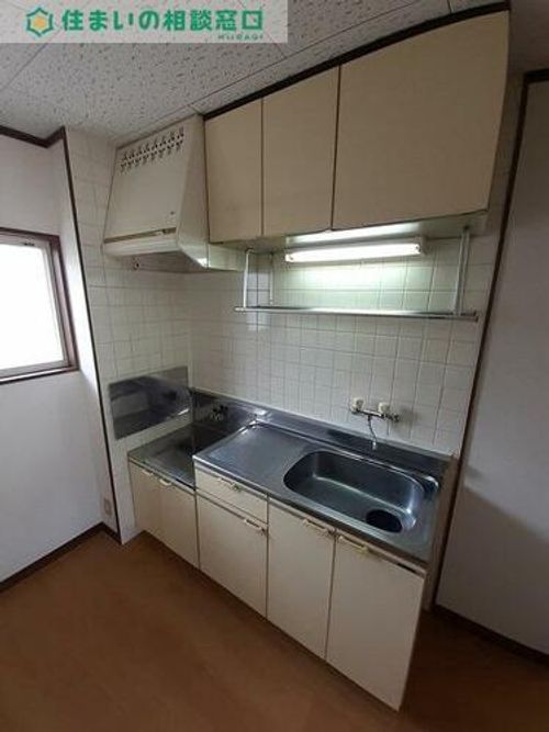 愛知県岡崎市本宿台1丁目(アパート)の賃貸物件のキッチン