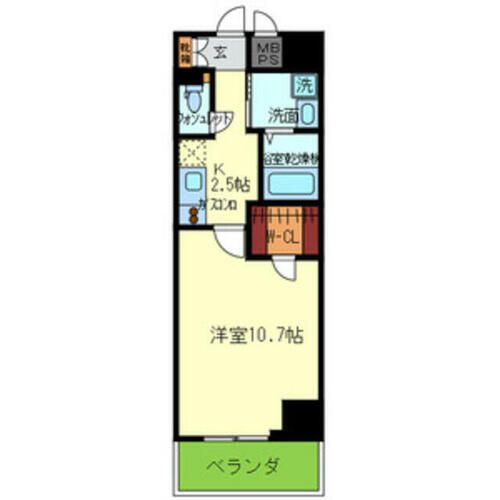 リヴェール綾堀川の間取り