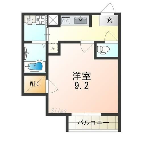 フジパレス浜寺石津東の間取り