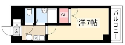 ハイム金山南802の間取り