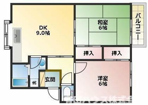 ファミリー夏205の間取り