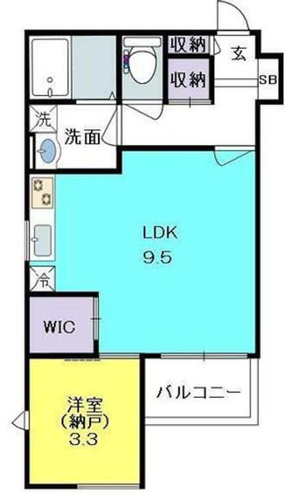エクセレント夙川302の間取り