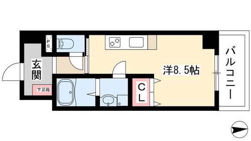La Douceur今池0210の間取り