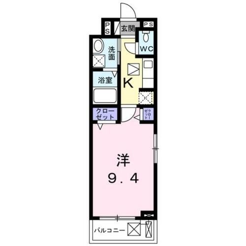 大阪府大阪市平野区喜連東3丁目(アパート)の賃貸物件の間取り