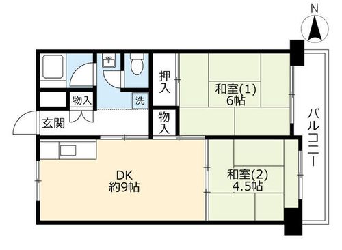 UR大開0120307の間取り