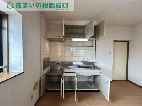 愛知県岡崎市緑丘1丁目(マンション)の賃貸物件のキッチン