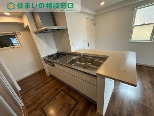 愛知県岡崎市牧御堂町字郷中(アパート)の賃貸物件のキッチン