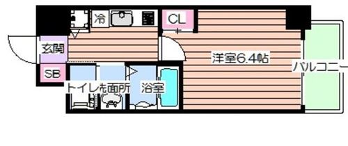 フレアコート梅田の間取り