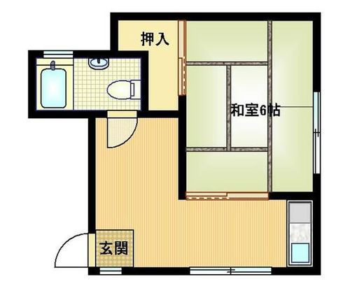 大阪府大阪市都島区中野町4丁目(マンション)の賃貸物件の間取り