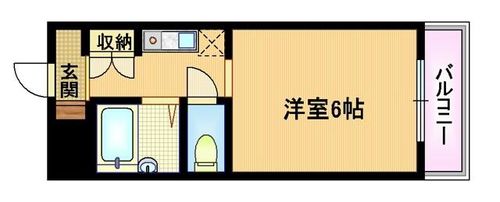 大阪府大阪市都島区内代町1丁目(マンション)の賃貸物件の間取り