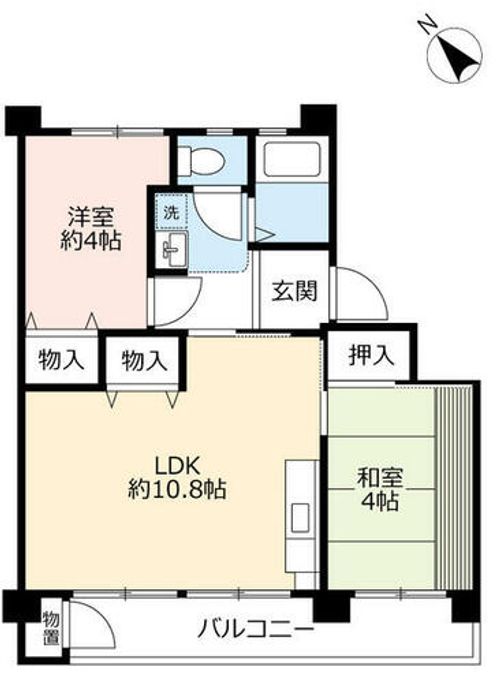 UR東豊中第二1500506の間取り