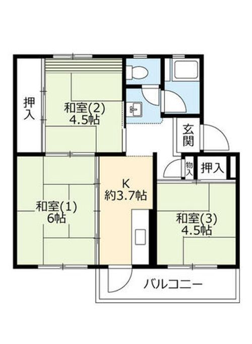 UR金剛5020302の間取り