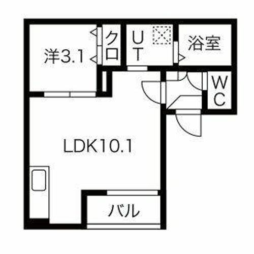 Warren takayokosukaⅡの間取り