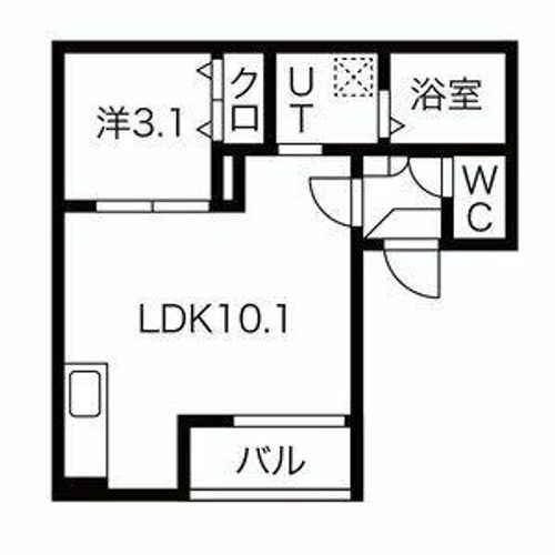 Warren takayokosukaⅡの間取り