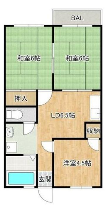 パークサイドM201の間取り