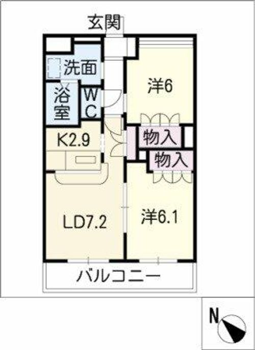 ラ・エレガンス77の間取り