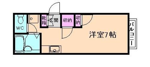 大阪府大阪市淀川区塚本3丁目(アパート)の賃貸物件の間取り