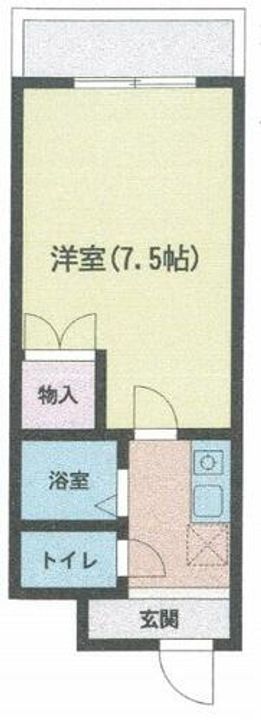 オリエンタル小倉南壱番館の間取り