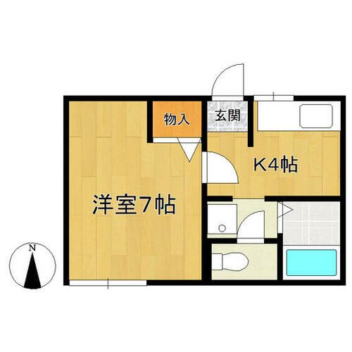 カーサエイト101の間取り