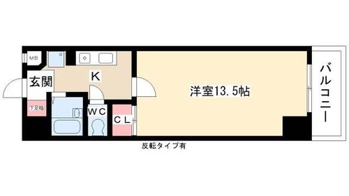 星ヶ丘GODIVA303の間取り