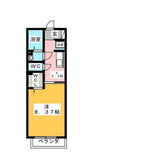 ピアチェーレ B棟の間取り