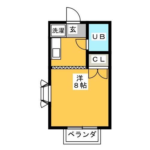 グランドハイツ Aの間取り