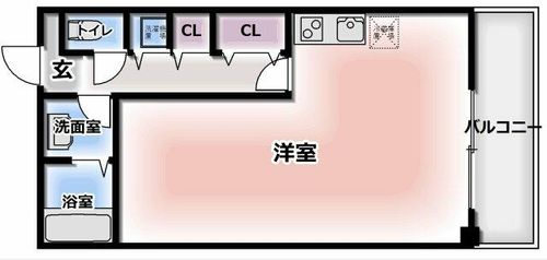 梅田東ユーリプラザの間取り