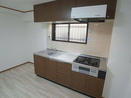 兵庫県神戸市兵庫区下三条町(マンション)の賃貸物件のキッチン