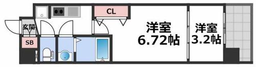AELL OSAKA EASTの間取り
